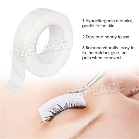 6 12 Rolls Transparent PE Professional Lash Tape Eyelash False