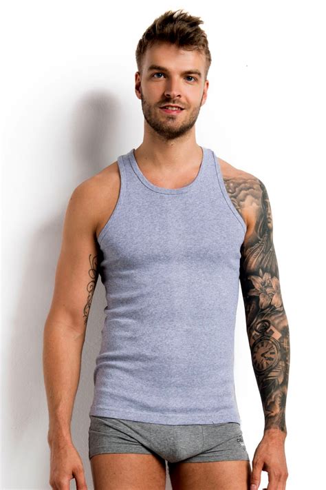 Maillot De Corps Homme 1480 Grey AMIATEX FR