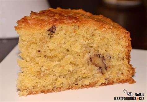 Bizcocho de avena y nueces Gastronomía Cía