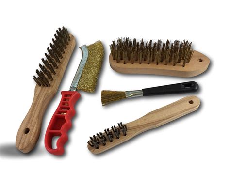 Lot de 5 brosses métalliques à main Lot de 3 1 soudeur acier dur