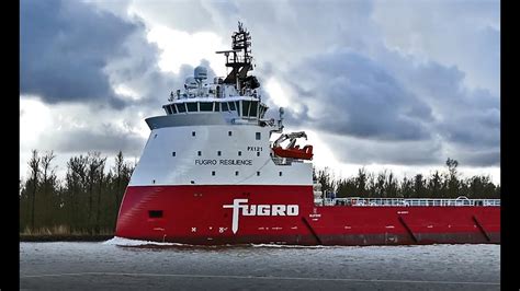 Fugro Resilience Inbound On The River Oude Maas Guided By The Rpa