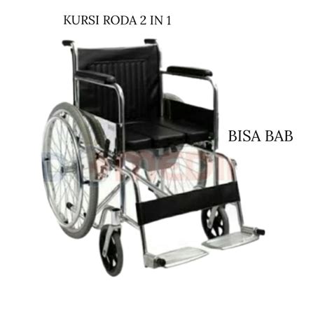 Jual Kursi Roda Sella In Dengan Bab Ky Wheil Chairr Commode