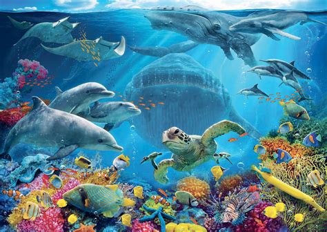 Life Underwater 300 Pieces Ravensburger Puzzle Warehouse