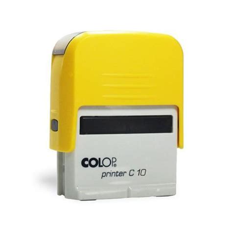 Carimbo Automático Colop Printer 10 Amarelo 27x10mm Carimbos BH