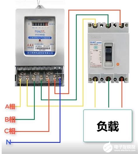 三相电能表的技术参数和接线图 电子发烧友网