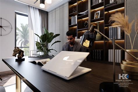 Modern Home Office Design on Behance