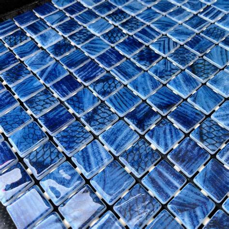 EGM Shark Glass Mosaic Swimming Pool Tiles Dubai UAE