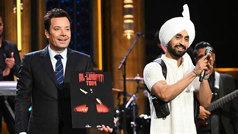 Diljit Dosanjh Punjabi Star Makes The Tonight Show Debut Bbc News