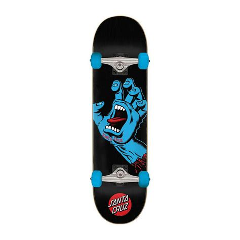 Santa Cruz Screaming Hand 80 Complete Skateboard Black Boardworld