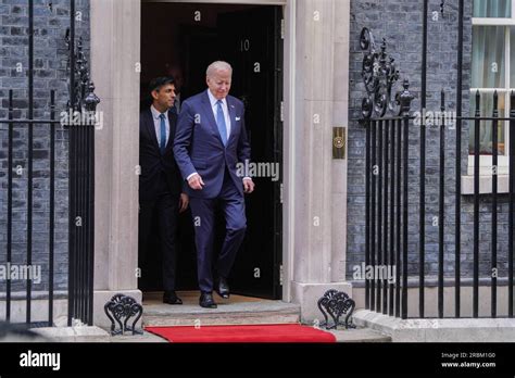 London UK 10 July 2023 US President Joe Biden Departs Following