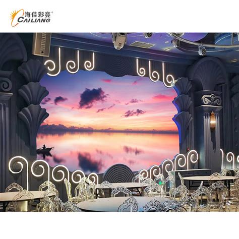 High Brightness Supermarket Advertising Stadium P2 5 Full Color Indoor