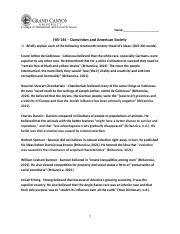 His T Darwinism And American Society Worksheet Docx College Of