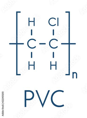 Poly Vinyl Chloride Plastic PVC Chemical Structure Used In