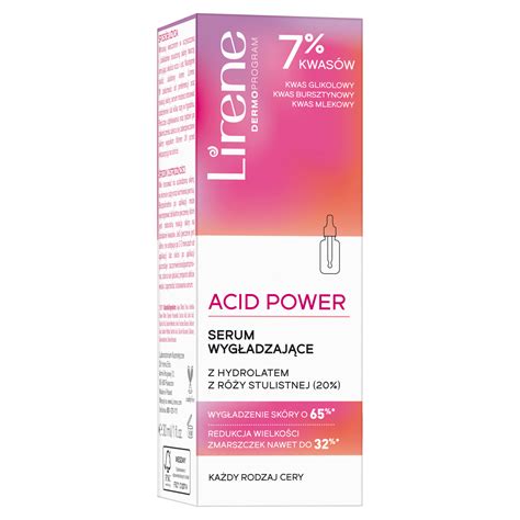 Lirene Acid Power Serum Do Twarzy Wyg Adzaj Ce Hydrolat Z R Y