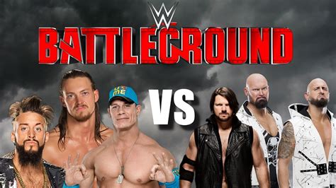 John Cena And Enzo And Cass Vs The Club Wwe Battleground 2016 Wwe