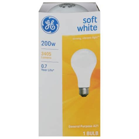 Ge 200 Watt A21 Light Bulb 1 Ct Kroger