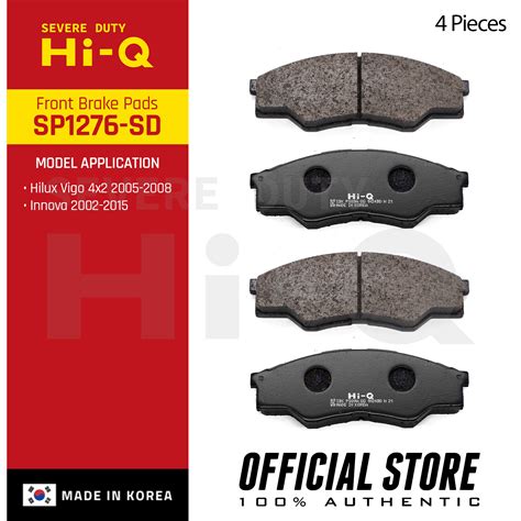 Hi Q Severe Duty Brake Pads For Toyota Hilux Vigo X Innova Sp Sd