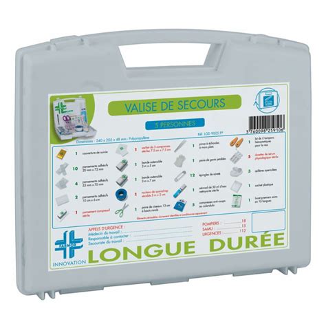 Valise De Secours Longue Dur E Pers Farmor Multirisques