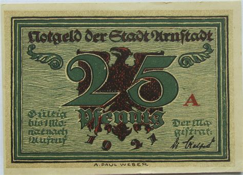 25 Pfennig Notables And Sights Series Issue 1 Bach Ciudad De