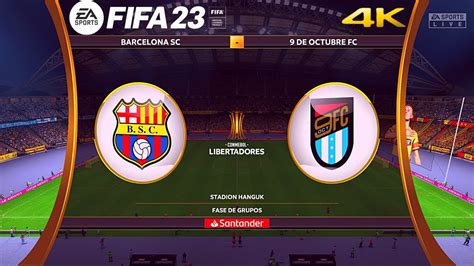 FIFA 23 Barcelona SC Vs 9 De Octubre FC Copa Libertadores Next Gen