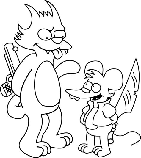 P Ginas Para Colorear Originales Original Coloring Pages The Simpsons