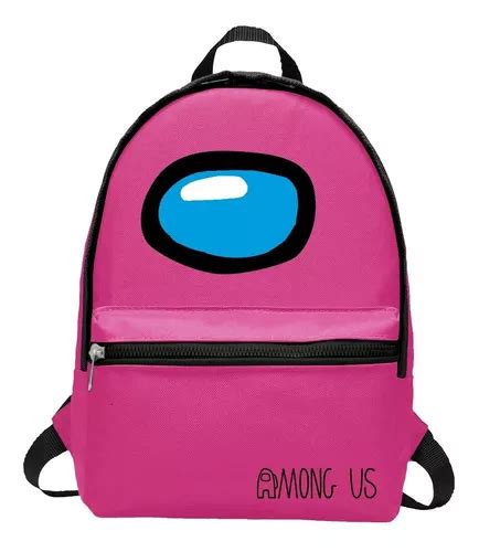 Mochila Among Us Impostor Gamer Tripulante Escolar Colores En Venta En