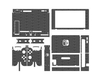 Nintendo Switch Skin Template Svg Cut File Nintendo Switch Console