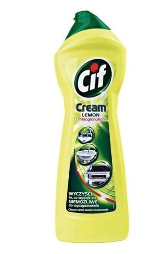 Mleczko Do Czyszczenia Cif Cream Lemon Ml Allegro Pl