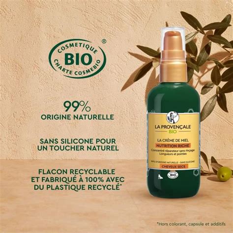 LA PROVENCALE Bio Nutrition Riche Soin sans rinçage de Miel 125 ml