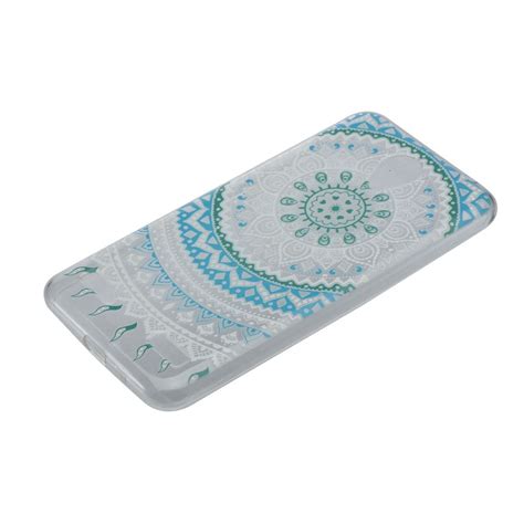 Henna Cover F R Zte Blade V Lite Case Schutz H Lle Silikon Sonne Blau