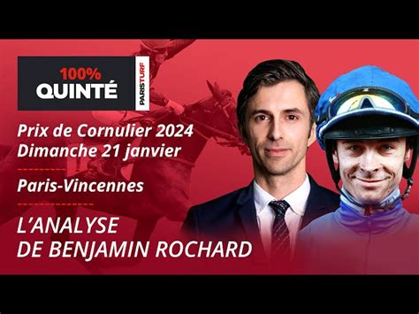 Vid Os Pronostics Quint Pmu Avec Benjamin Rochard Quint Du