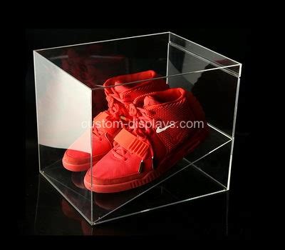 Clear shoe boxes, clear sneaker boxes, perspex shoe box