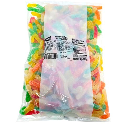 Jovy Sour Gummy Worms Bulk Candy Candy Funhouse Candy Funhouse Ca