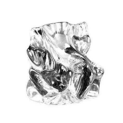 Mississippi India Transparent Crystal Glass Ganesha Idol For Home