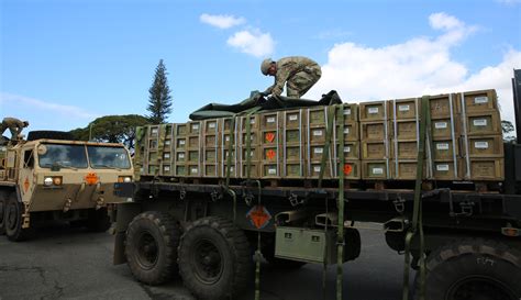 25th Sustainment Brigade Conducts Ammunition Transport Mission Article The United States Army