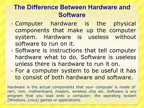 Types And Components Of Computer System Ppt