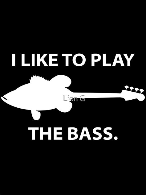 "Bass Fish Guitar" Poster by Cuteafd | Redbubble