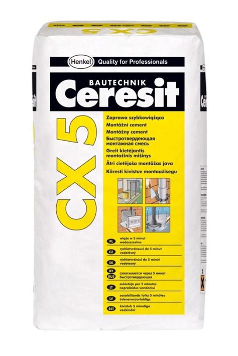 Ceresit CX 5 25kg rýchlotvrdnúci cement Komizol sk