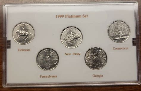 1999 P Platinum Edition State Quarter Collection 5 PC EBay