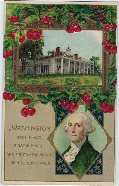 President George Washington Mount Vernon Hanging Cherries Winsch Publi