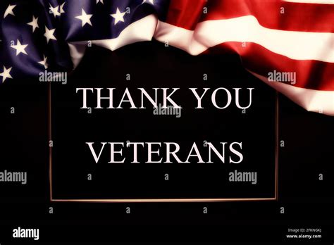 Veterans day remembrance concept. USA flag background. United States of ...