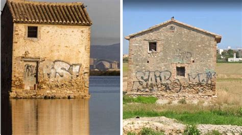 Inundación Arrozales Albufera Valencia Cómo cambia el paisaje antes y