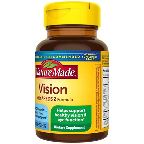 Nature Made Vision With Areds Formula Supplements Ct Shipt