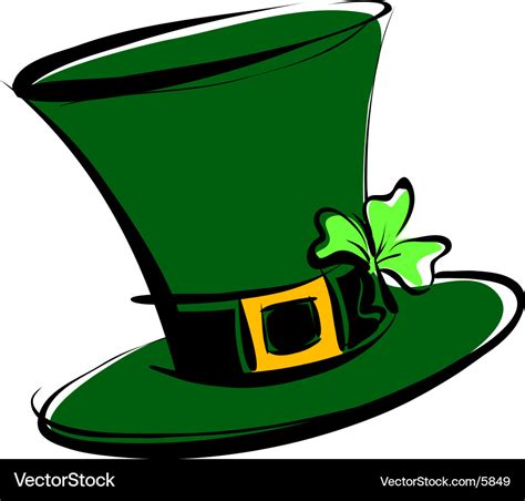 Leprechaun Hat Royalty Free Vector Image Vectorstock