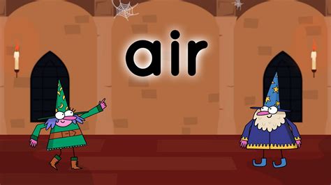 The Air Sound Phonics Air Words Bbc Bitesize