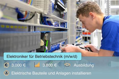 Elektroniker F R Betriebstechnik Einstieg Aufstieg Einkommen