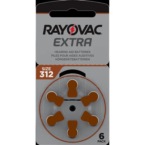 Rayovac Extra Advanced Pr Zink Luft H Rger Te Knopfzelle