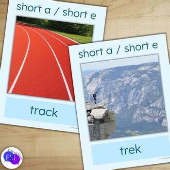 Short A Short E Minimal Pair FLASHCARDS For Adult ESL Pronunciation