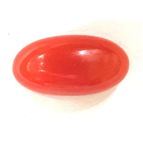 Ct Certified Natural Italian Red Coral Moonga Gemstone Red Coral