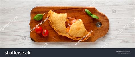 Homemade Deep Fried Italian Panzerotti Calzone Stock Photo 1776596003